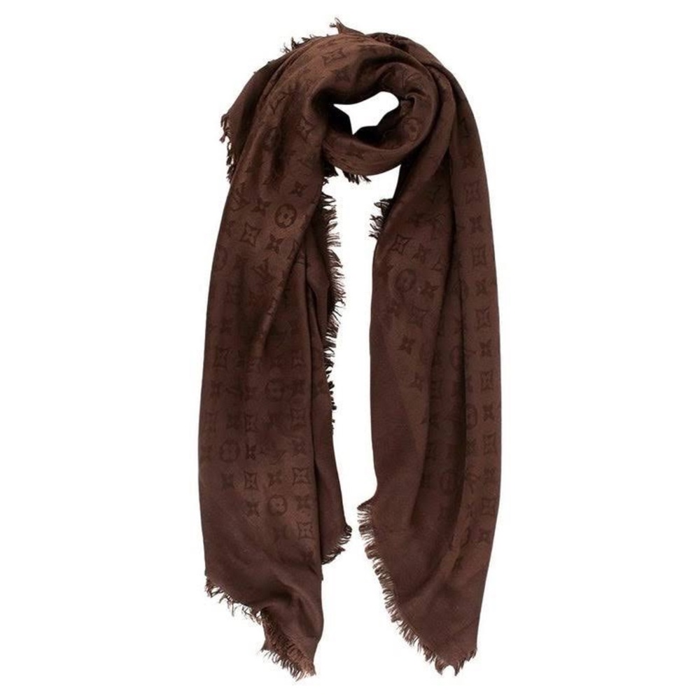 Louis Vuitton Silk Monogram Scarf 2017 (shawl, stole)